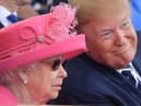 The Queen with then US President Donald Trump on the 75th anniversary of the D-Day landings. Credit: DANIEL LEAL/AFP via Getty Images)