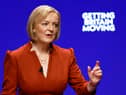Prime Minister Liz Truss speaks during the final day of the Conservative Party Conference