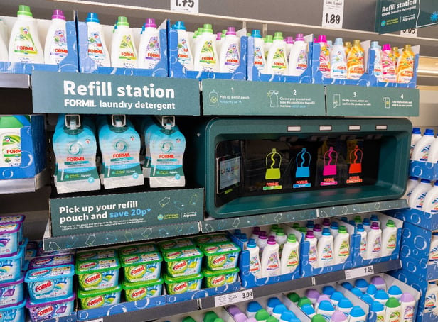 <p>Lidl’s smart refill machines will be located on-shelf in the store’s laundry detergent section</p>