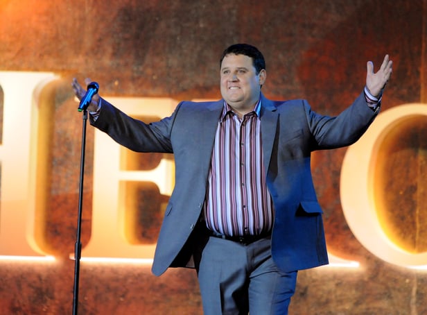 <p>Peter Kay took Laura Nuttall for lunch Credit: Getty</p>