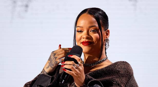 Rihanna wants to show her son her HalfTime show (Pic:Getty)