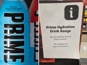 Sainsbury’s is stocking Prime Energy drinks from today