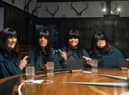 Mary Berry, Claudia Winkleman, Dawn French and Jennifer Saunders in The Traitors Comic Relief sketch