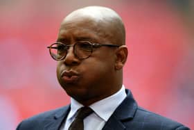 Ex-Arsenal player Ian Wright has warned the BBC he will quit if Match of the Day presenter Gary Lineker is sacked - Credit: Getty Images