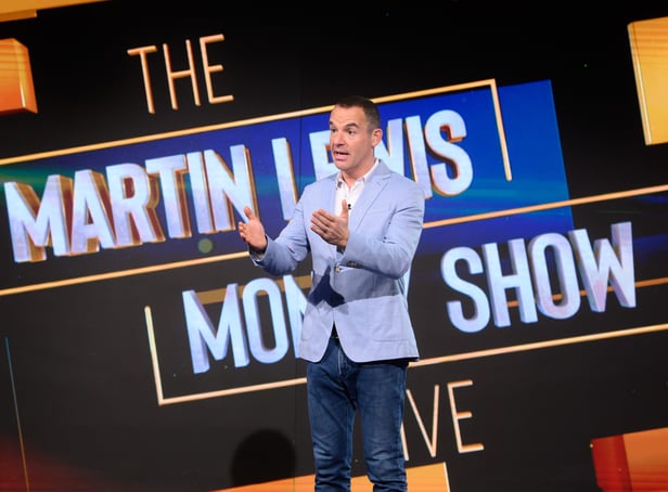 <p>Martin Lewis pictured on set of The Martin Lewis Money Show</p>