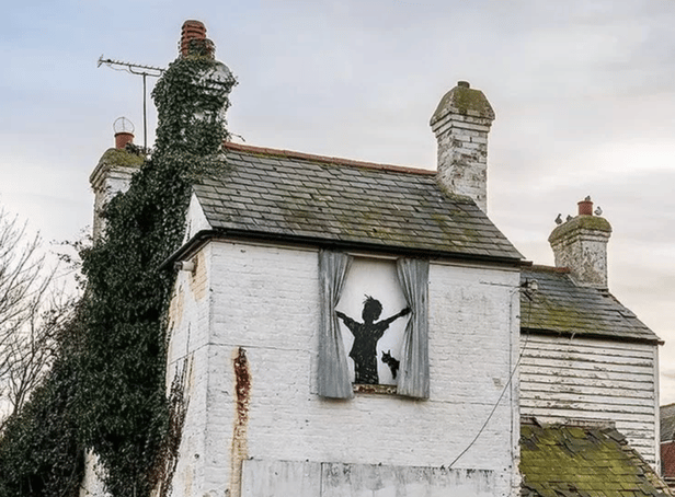 <p>The new Banksy mural has been given the title Morning is Broken - Credit: Banksy / Instagram</p>