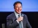 Elon Musk addressing guests at the Offshore Northern Seas 2022 (ONS) meeting in Stavanger, Norway on 29 August 2022 (Photo: CARINA JOHANSEN/NTB/AFP via Getty Images)