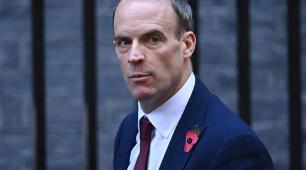 In evidence presented to MPs, a whistleblower has said then Foreign Secretary Dominic Raab ‘failed to grasp the situation' in Afghanistan (image: Getty Images)