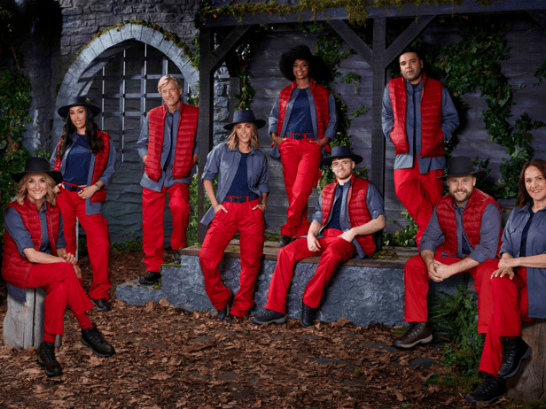 The 2021 cast of I'm a Celebrity Get Me Out Of Here. (Credit: ITV)