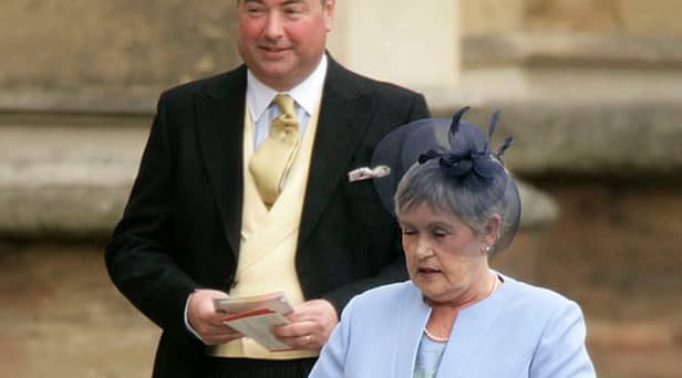 Michael Fawcett and guest attend the Service of Prayer and Dedication following the marriage of TRH Prince Charles and The Duchess Of Cornwall, Camilla Parker Bowles at Windsor Castle in 2005 (Photo: Dave Hogan/Getty Images)