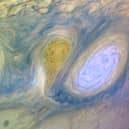 ‘If your telescope is really good, perhaps you’ll even make out the swirling clouds of Jupiter’s upper atmosphere’ (Photo: JPL/NASA/Getty Images