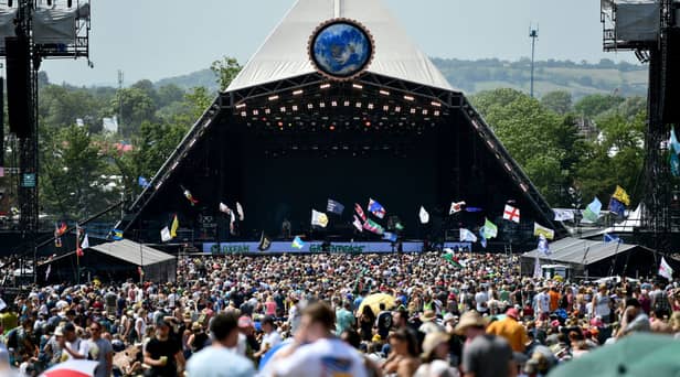 Glastonbury’s iconic Pyramid Stage