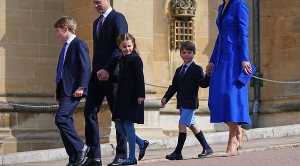Prince and Princess of Wales with their three children 
