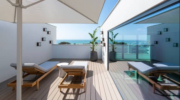 W Algarve’s top suites can offer sea views and private sunbathing areas (image: Marriott International, Inc.)