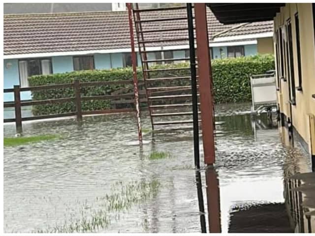 ‘Absolute carnage’ at Butlin’s as flooding shuts down resort all week. (Photo: Helen Harris (@HEHarris68 on X)) 