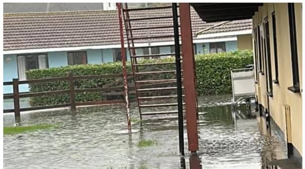 ‘Absolute carnage’ at Butlin’s as flooding shuts down resort all week. (Photo: Helen Harris (@HEHarris68 on X)) 