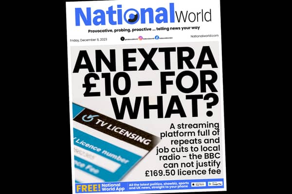 The BBC licence fee will increase by £10