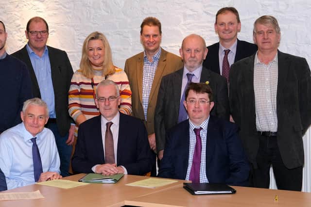 Members of the Council of AgriSearch at their recent AGM with Jason Rankin General Manager (front row, far right).