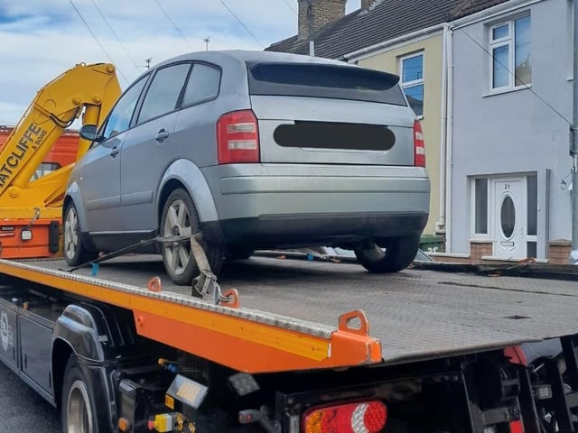 No insurance or MOT for this driver, which has led to the driver being reported and the vehicle seized.