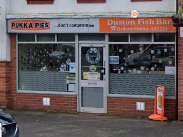 Duston Fish Bar
4.4 Google stars (186 reviews)
"Beautiful food Very friendly service"