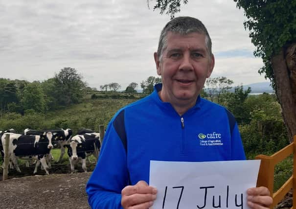 CAFRE Agricultural Business Operations (Level II) course manager Kenneth Johnston is encouraging anyone interested in the course to make sure that they do not miss the 17th July closing date for applications.