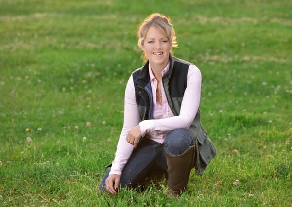 Former BBC presenter Karen Patterson now running her own farm. Picture: Cliff Donaldson