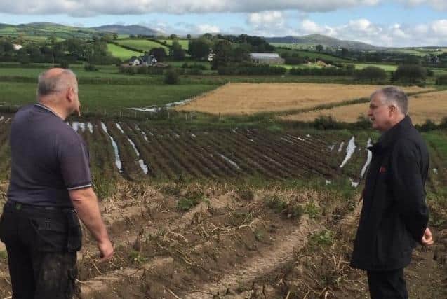 UFU deputy president William Irvine said: "A large amount of rain has fallen across the country in recent days and while we are unable to control the weather, the lack of river management has been the catalyst causing field flooding and wide spread damage of crops in the process."