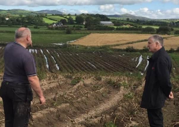UFU deputy president William Irvine said: "A large amount of rain has fallen across the country in recent days and while we are unable to control the weather, the lack of river management has been the catalyst causing field flooding and wide spread damage of crops in the process."