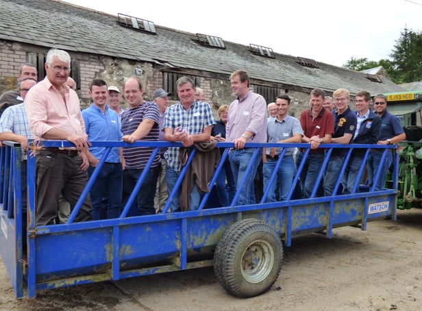 Participants enjoying an educational trip to Scotland once the programme was completed to see how farms in Dumfries implemented their learnings from the programme to their farm businesses