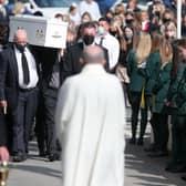 Press Eye - Belfast - Northern Ireland - 17th March 2020  The funeral of 16-year-old Ellie McDonnell