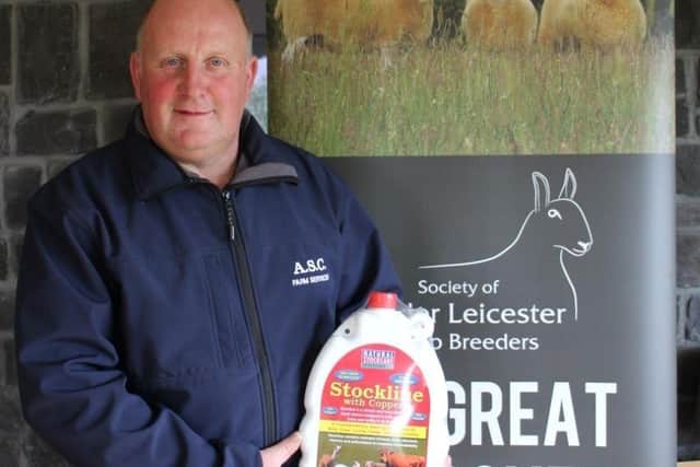 Alan Carson, ASC Farm Services sponsor Border Leicester Sale