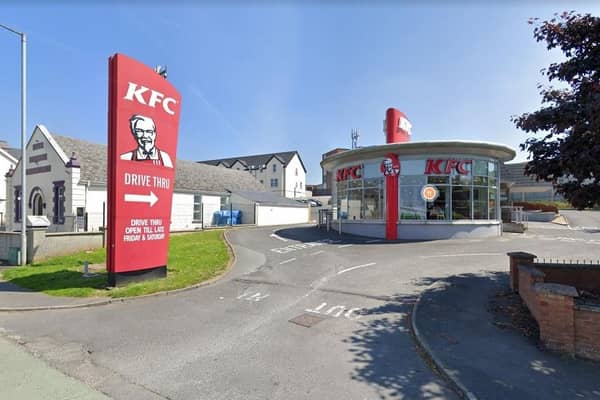 KFC Portadown. Photo courtesy of Google.