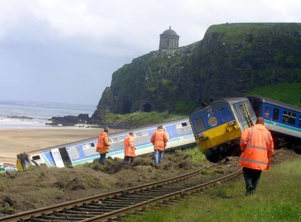 The scene at Downhill near Castlerock, Co Londonderry, in June 2002: Picture: Kevin McAuley