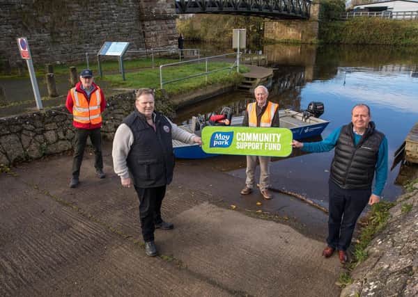 Blackwater Community Barge organisation in Dungannon which helps make the Blackwater River which borders counties Tyrone and Armagh, accessible to disabled and less able people members of the public