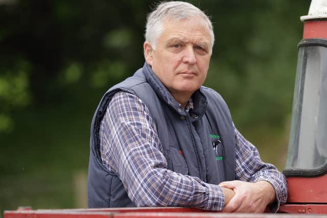 UFU Deputy President William Irvine on his County Armagh farm. Picture: Cliff Donaldson