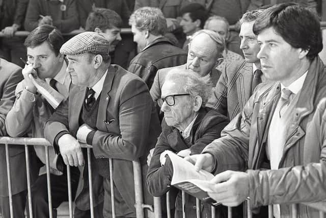 Some of the crowd who attended the Winter Fair at the King’s Hall in December 1988. Picture: Farming Life archives