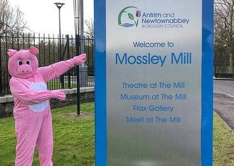 A protest was held at Mossley Mill previously.