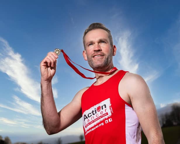 Carryduff man Gavin Murray is urging other runners to join him on his London Marathon challenge and support local charity Action Cancer. The closing date for registrations is 26th February 2021. To sign up to Action Cancer's London Marathon Team, get in touch via run@actioncancer.org or call community and public fundraising manager, Leigh Osborne on mobile 07928 668543