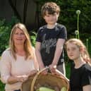 Local mum Hayley Doman with her family have been growing their own vegetables during lockdown and are signed up to the ‘I Can Grow’ project. (Photo by Kirsty McMullen)