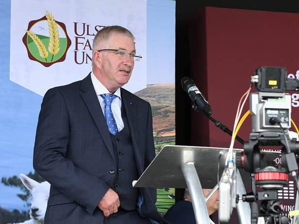 Ulster Farmers’ Union (UFU) president Victor Chestnutt