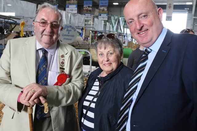 Brian and Margaret King with Martin Convery Ulster Bank