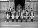 Guards at Hillsborough Castle. NLI Ref.: L_ROY_08060. Picture: National Library of Ireland
