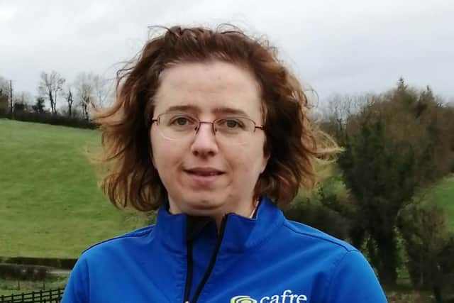 CAFRE beef and sheep adviser, Ruth Moore
