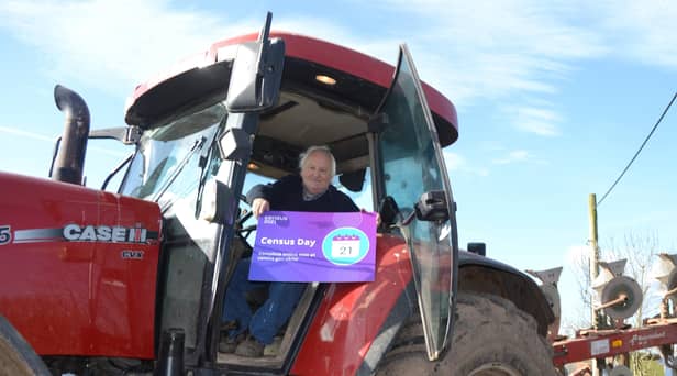Local farmer John Hill reminds everyone in the farming community to complete their questionnaire by Census Day