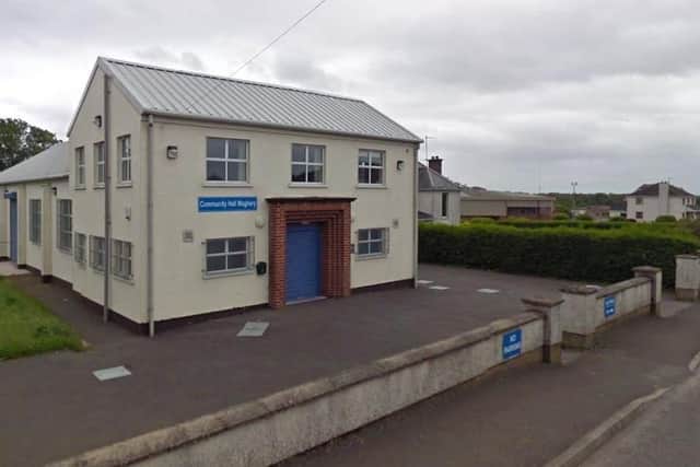 Community Hall, Maghery, Co Armagh. Photo courtesy of Google.