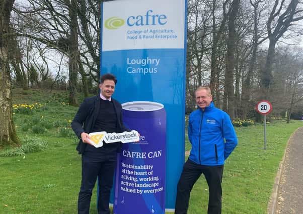 Vickerstock’s specialist recruiter Paul Muir (left) and Ronald Gardner, Senior Packaging Technologist at CAFRE