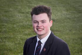 Lorcan Convery from Belfast Royal Academy, who won the ABP Angus Youth Challenge Outstanding Individual Achievement Award for his participation in the 2018-2020 skills development programme for teenagers interested in working in agri-food. The programme is delivered by the meat processor ABP in association with the Northern Irish Angus Produce Group and is intending to bridge the gap between education and employment in the sector