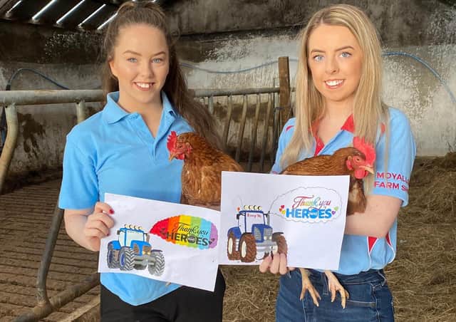 Members of Bleary YFC have been painting rainbows in a range of different sizes and locations throughout their rural communities in the aim to spread positivity throughout the population