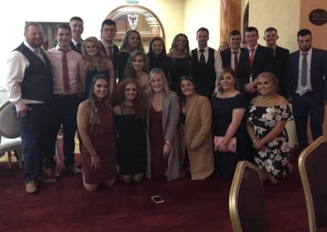 Crumlin YFC members get dressed up for annual county dinner