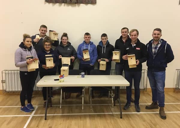 Clanabogan YFC's table quiz was a success, above are a number of tables present